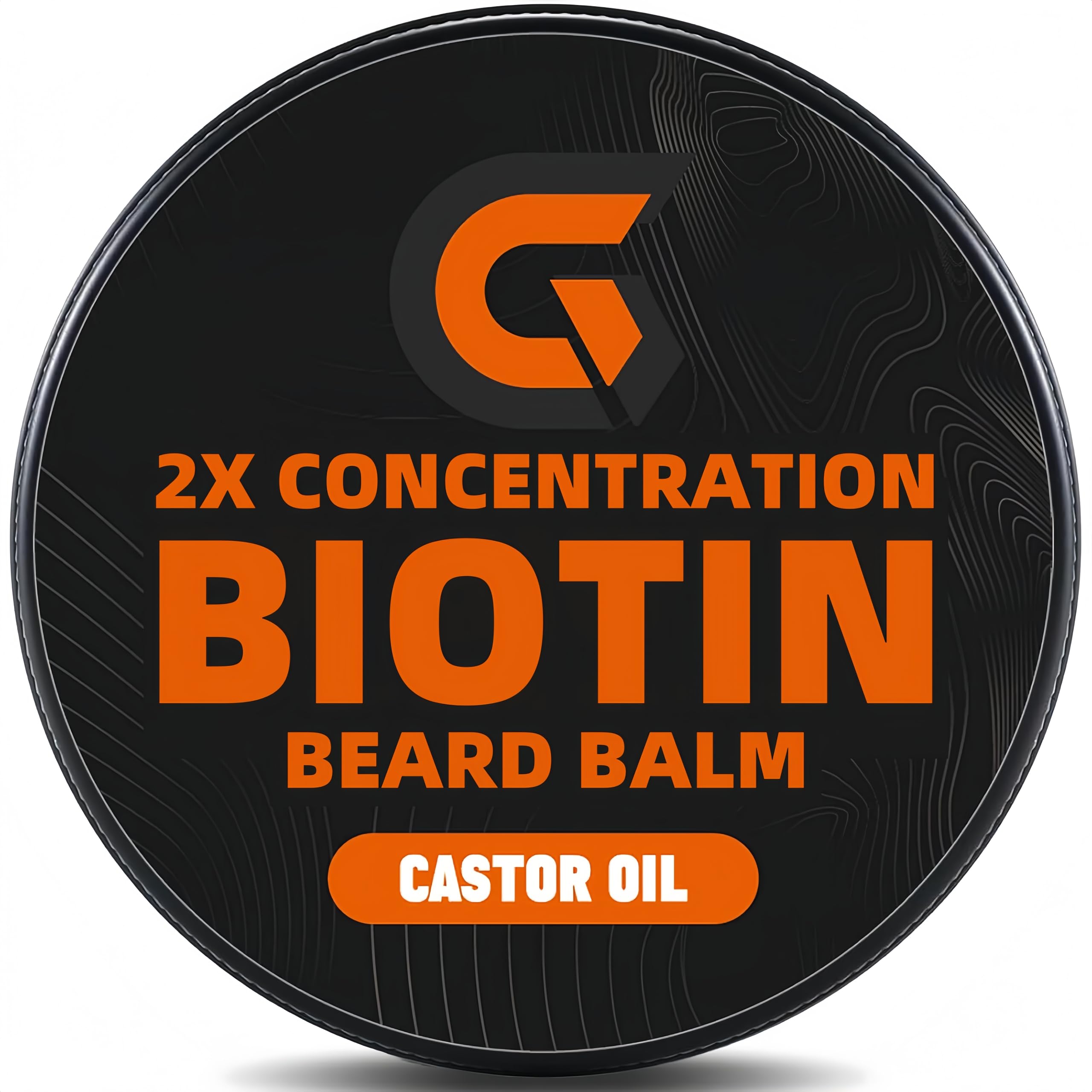 Beard Balm with 2X Concentration Biotin, Beard Growth Balm for Men - Mustache Wax & Beard Conditioner for Growth - Hydrates, Thickens Facial Hair