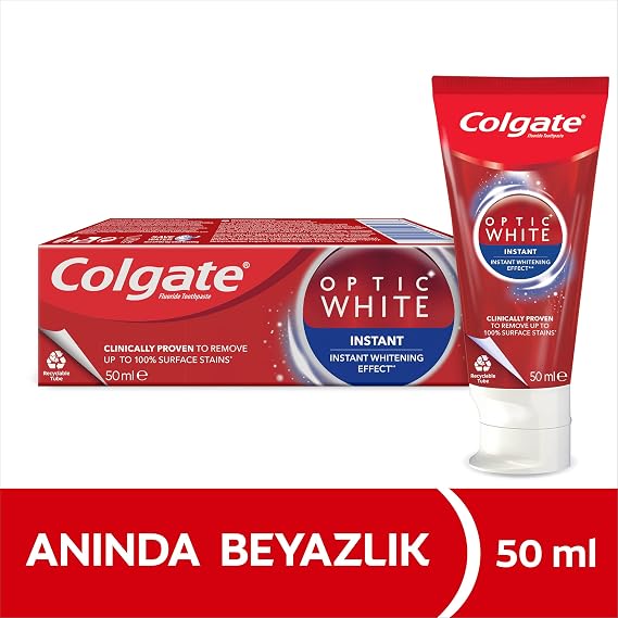 Colgate Optical White Instant Whitening Instant Whitening Effect Whitening Toothpaste 50 ml