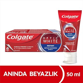 Colgate Optical White Instant Whitening Instant Whitening Effect Whitening Toothpaste 50 ml