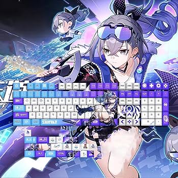 Amazon | PBT メカニカルキーキャップ 崩壊3rd 崩壊：スター