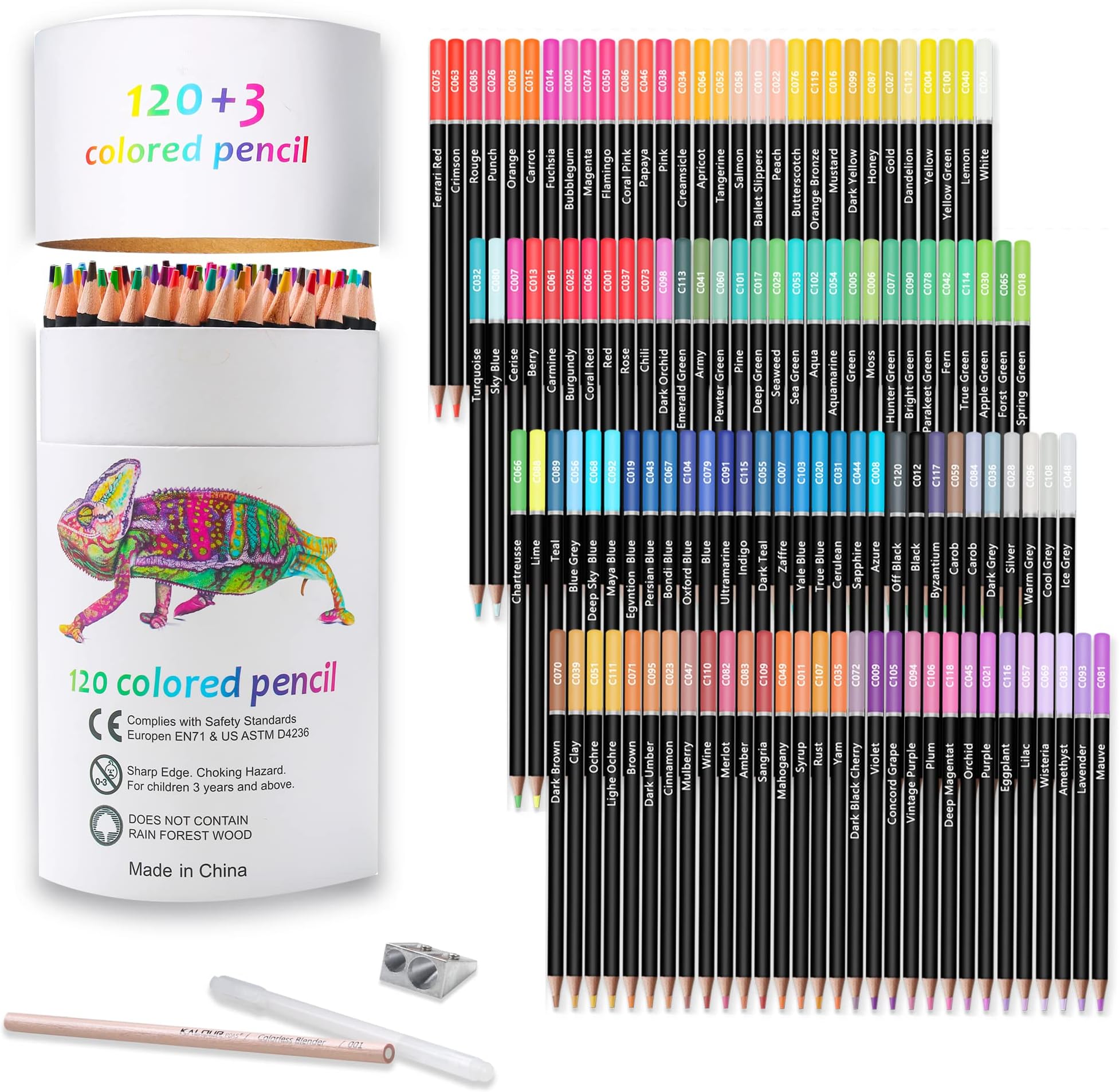 KALOUR 120 Colouring Pencils,Artists Soft Core with Vibrant Color,Ideal for Drawing Sketching Shading,Coloring Pencils for Adults Beginners