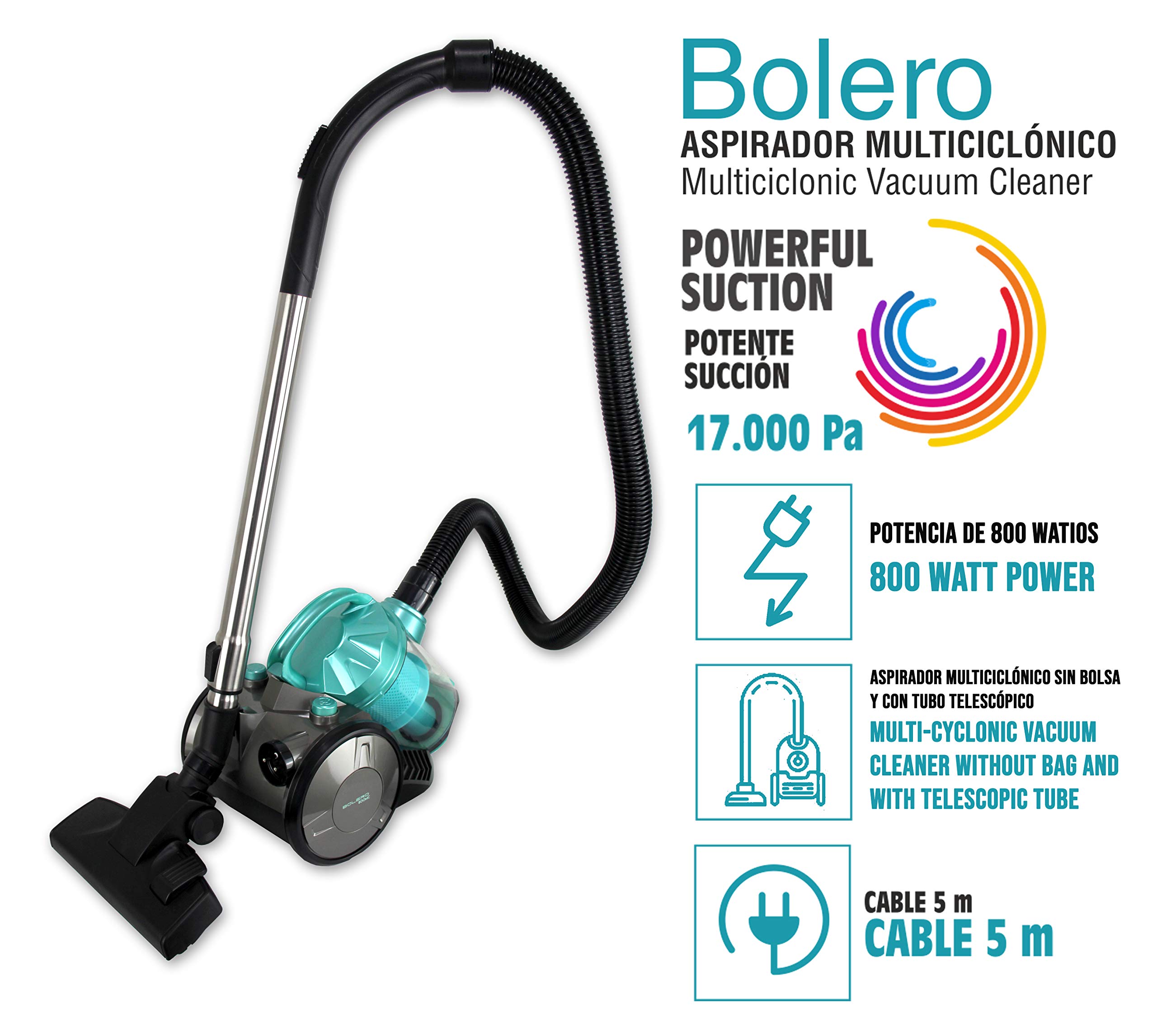 Bastilipo - Bolero 800MC - Apirador multiciclónico