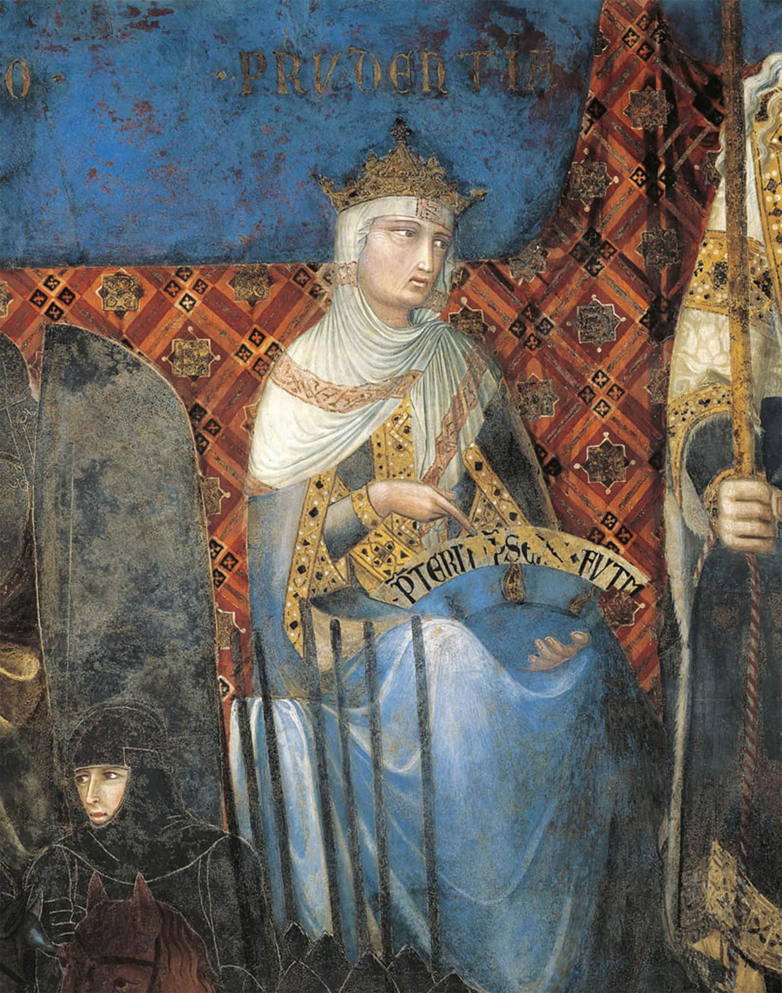 Cuadro de lienzo de Allegoria della Prudenza del Buon Governo para oficina de 60x90cm 5