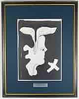 ジョルジュ・ブラック、【庭の椅子】、希少な額装用画集より、状態良好