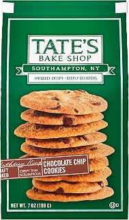 Tate's Bake Shop Chocolate Chip Cookies, 7 oz - Thin Crispy Buttery Treats, Bake Shop Quality