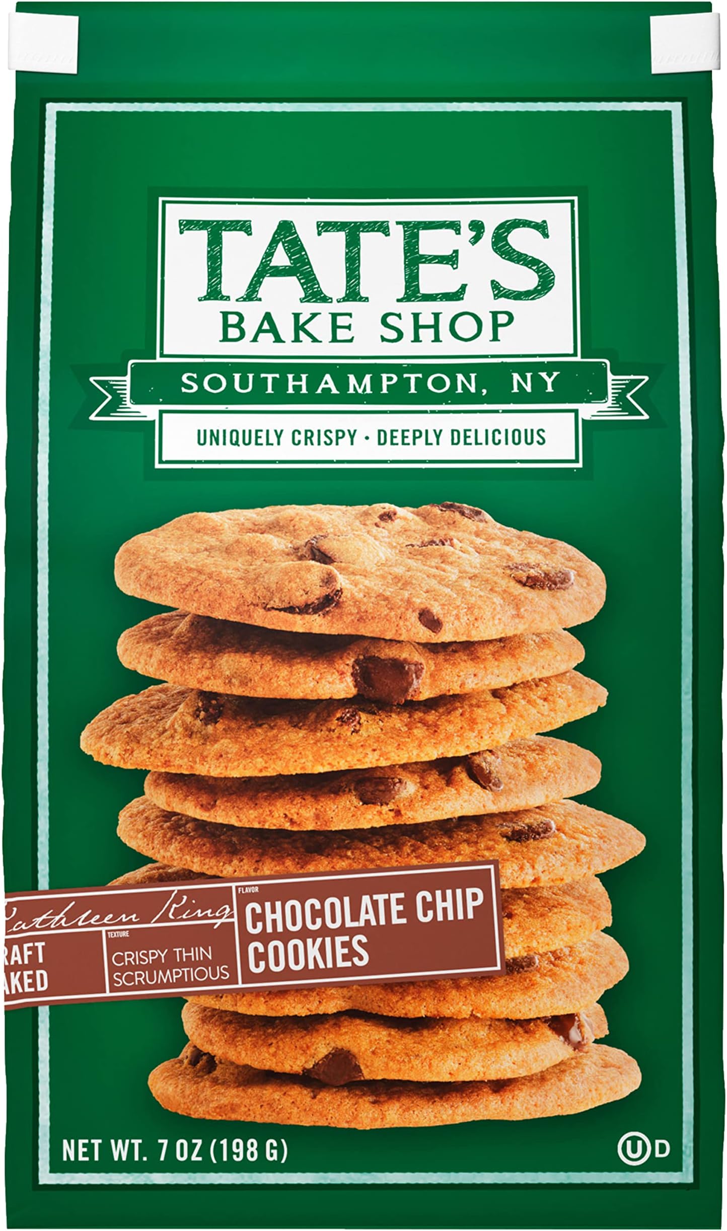 TATES BAKE SHOP - CHOCOLATE CHIP COOKIES, 7 oz