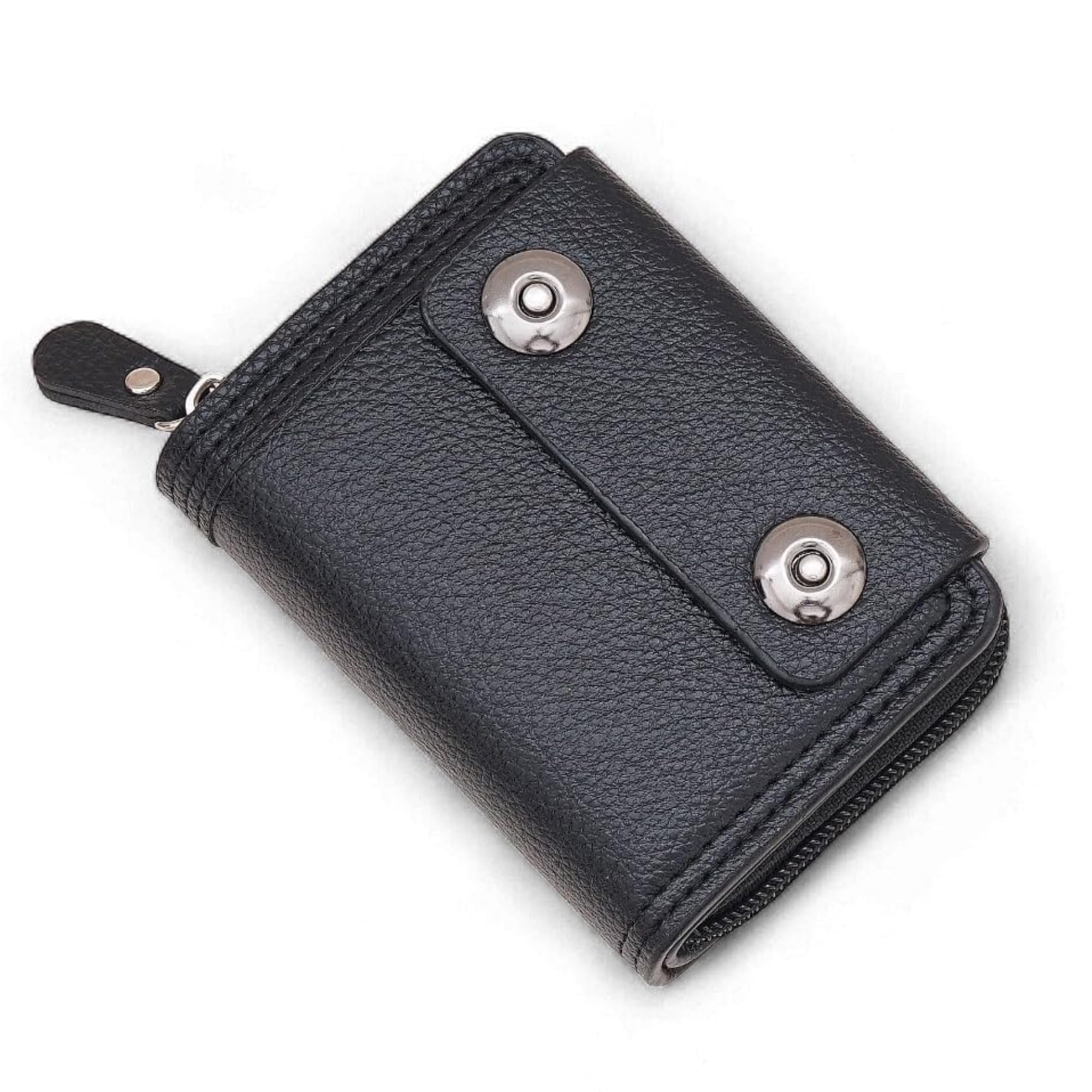 Card Holder Wallet Credit Debit Card Organizer with Zipper Cash Pocket Slim Pocket Wallet for Daily Use Travel Office.(Multicolor |Pack of 1)-image-48