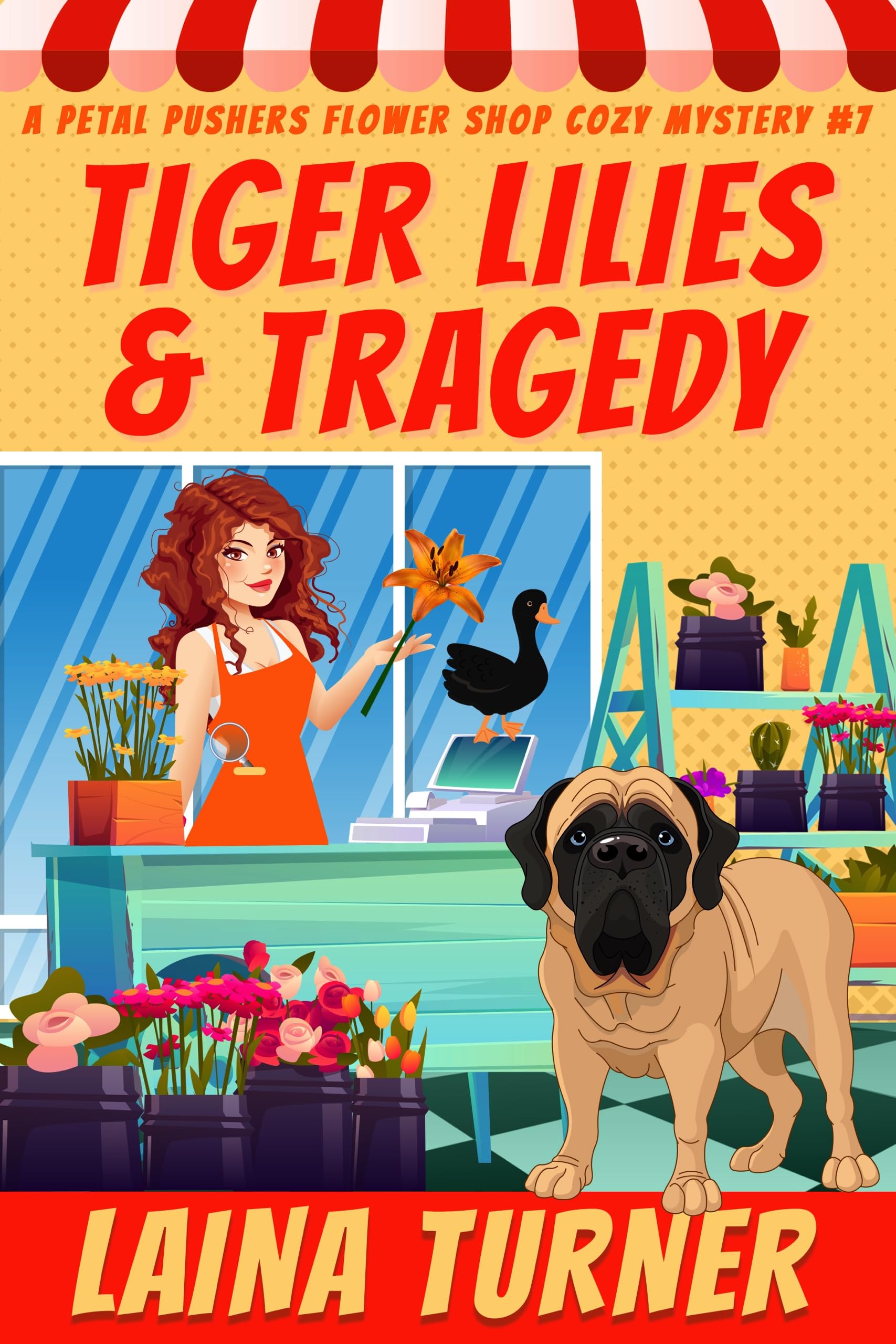 Tiger Lilies and Tragedy: A Petal Pushers Flower Shop Cozy Mystery Book 7