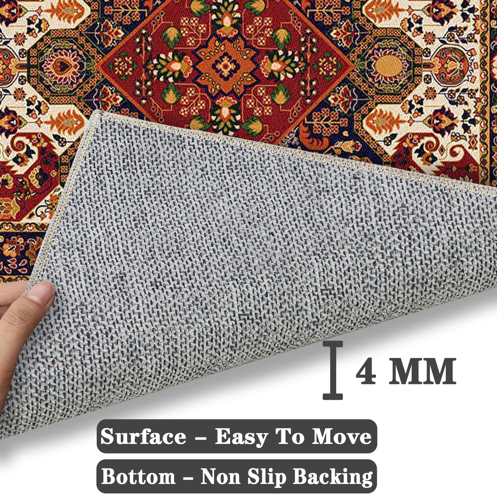Bodenschutzmatte für Hartböden und Teppich Gaming Stuhlmatte für Hartholzboden Schreibtischstuhl Unterlage rutschfest Bodenschutz Stuhlmatte für Hartböden, Parkett und Laminat 90 x 120 cm
