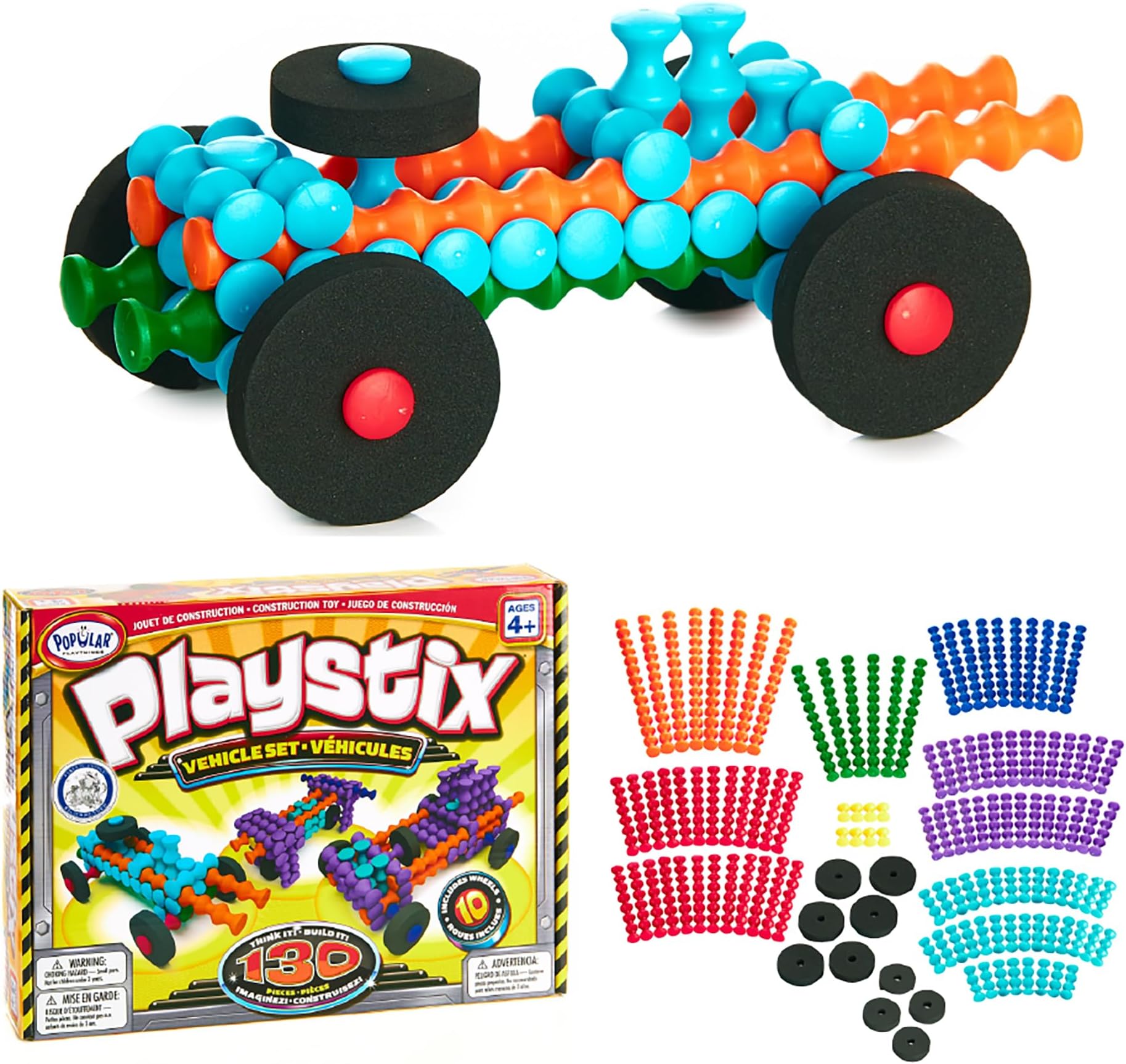 Playstix Vehicles Set (130 pieces)