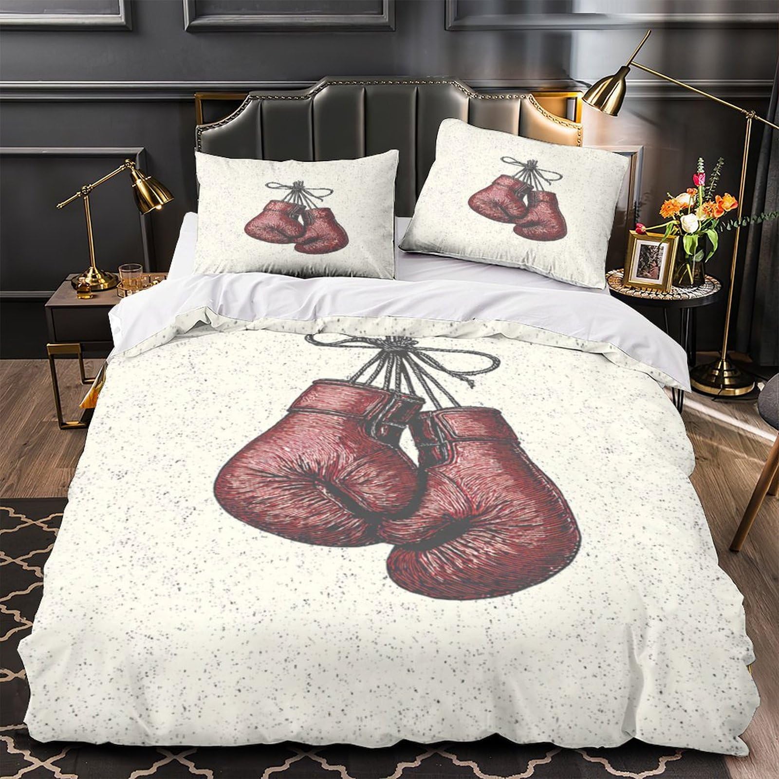 Parure de lit œil bohème 200x200 pour une chambre d'ado tendance et cosy