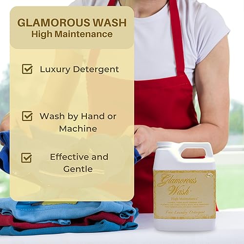 Miniatura 6 de Worldwide Nutrition Paquete, 2 artículos Tyler Glamorous Wash Detergente líquido de alto mantenimiento con aroma fino para ropa - Contenedor de