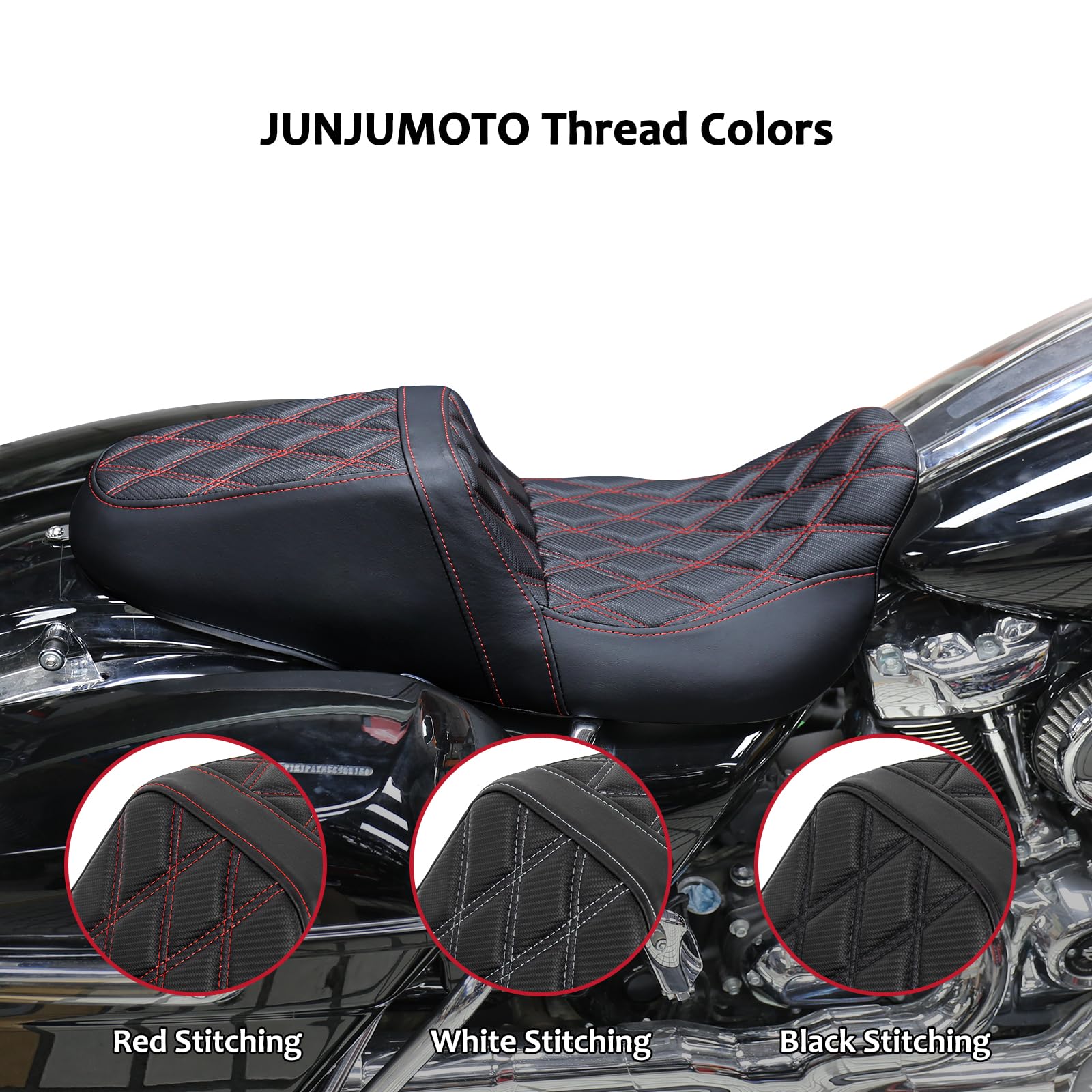 Amazon.com: JUNJUMOTO One Piece Rider Passenger Seat Gel