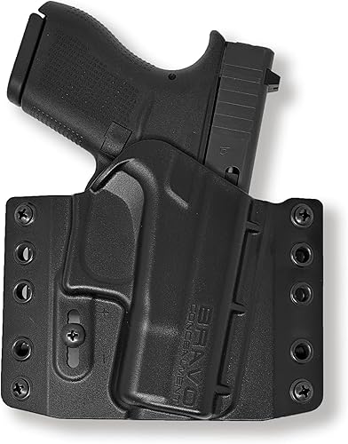 Funda para Glock™ 42 - Funda OWB para transporte oculto - Fuera de la cintura - Comodidad y ocultación - EDC - Funda para pistola - Funda para