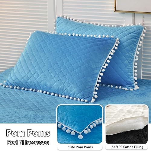 Miniatura 2 de LIFEREVO Juego de funda de edredón de felpa de lujo, suave terciopelo esponjoso (1 funda de edredón mullida de pelo sintético + 2 fundas de almohada