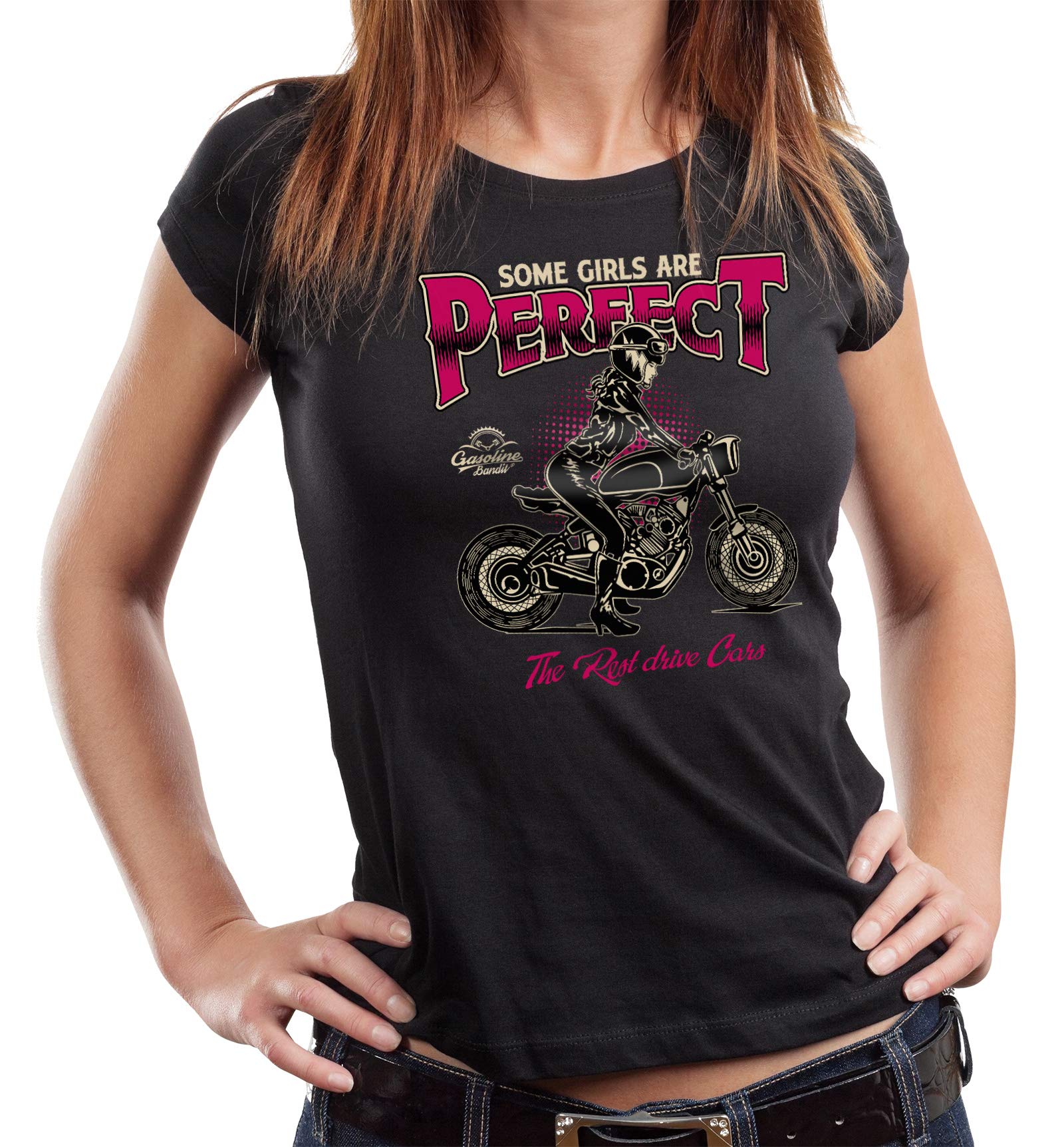 Gasoline Bandit Maglietta da donna da motociclista: Good Vibrations