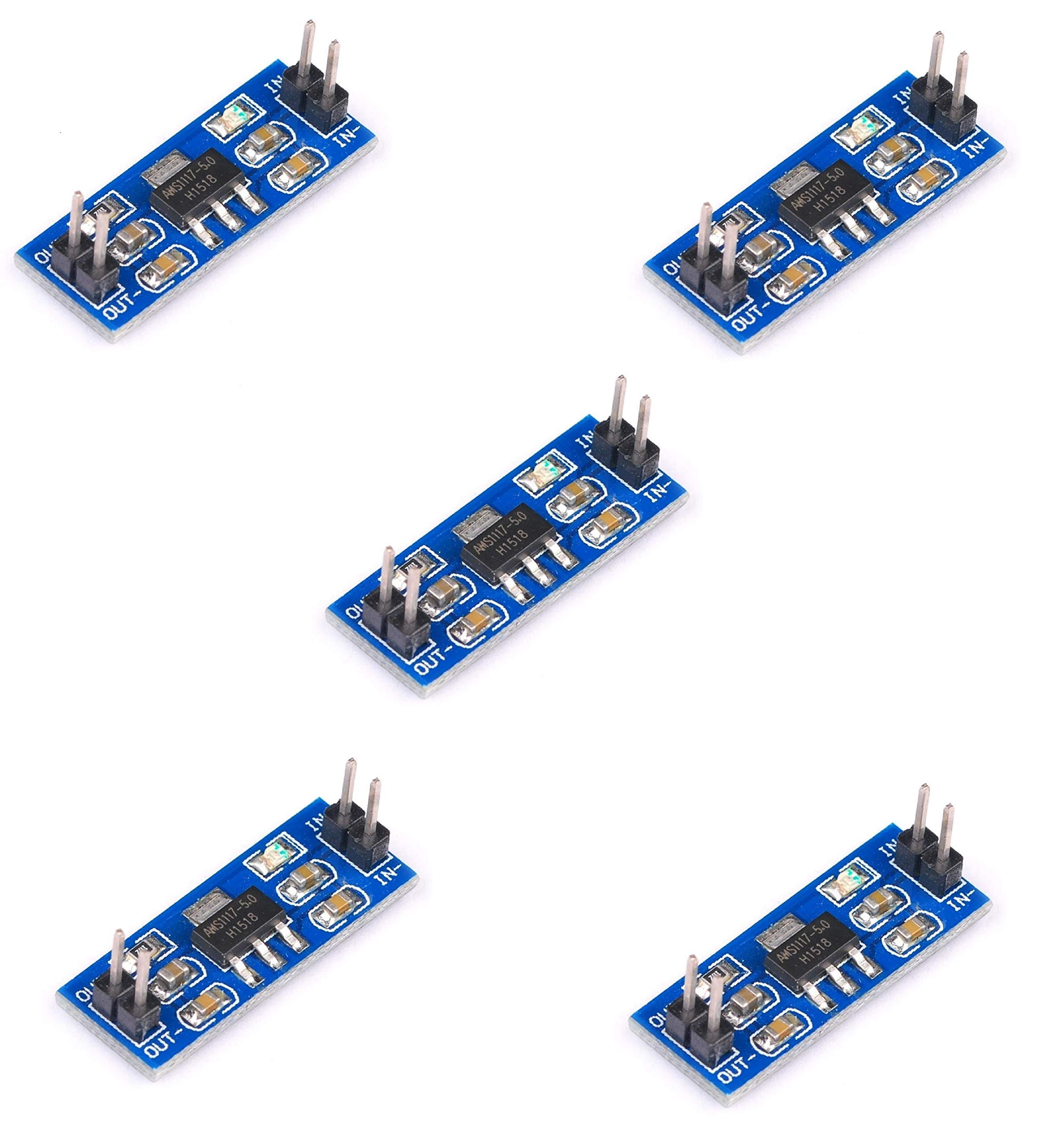 5pcs x AMS1117 4pins 5V DC-DC Step Down Power Supply Module