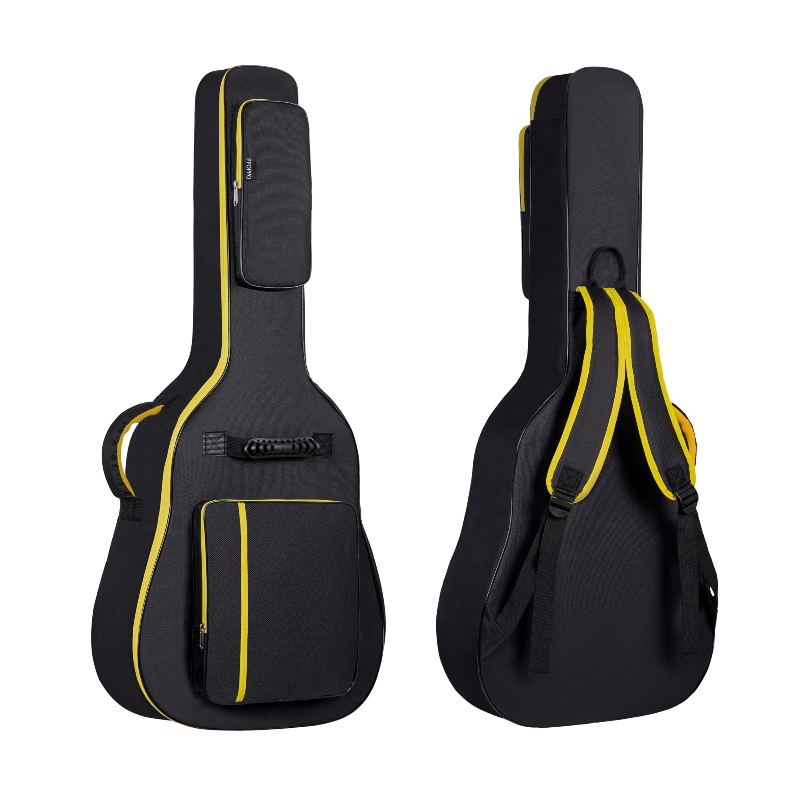 600D Waterproof Acoustic Guitar Gig Bag, 0.35" Padded 40/41/42" Case