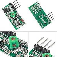 Vista 3 de Kit de módulo transmisor y receptor inalámbrico RF de 5 piezas 433 MHz para ARM/MCU