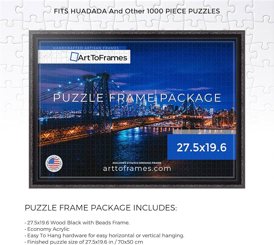 Amazon.com - ArtToFrames 27.5x19.6 INCH/70x50 CM Black Frame for