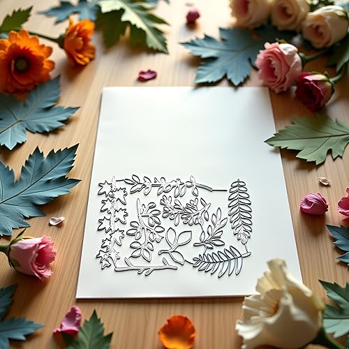 Miniatura 6 de Plantilla de metal para plantas de hojas, hierba, troqueles de corte en relieve, álbum de recortes, álbum de fotos, manualidades, troqueles de