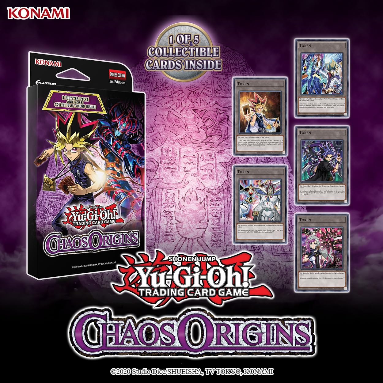 Yu-Gi-Oh! Chaos Origins 3-Pack Booster : Amazon.it: Toys & Games