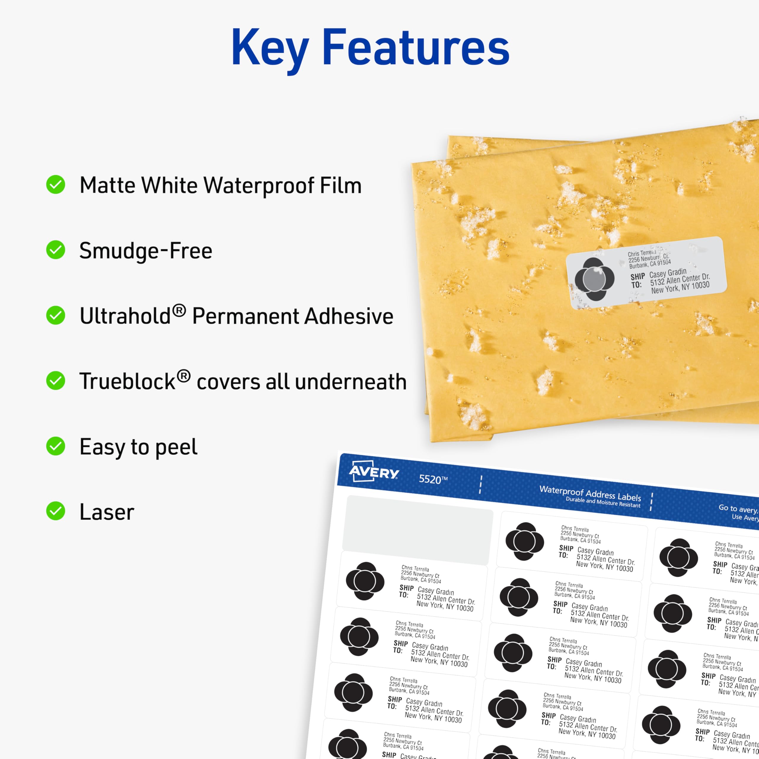 Etichette Poliestere Trasparente Lucido Apptac 105x74 Mm In Fogli A4 - Foto 10