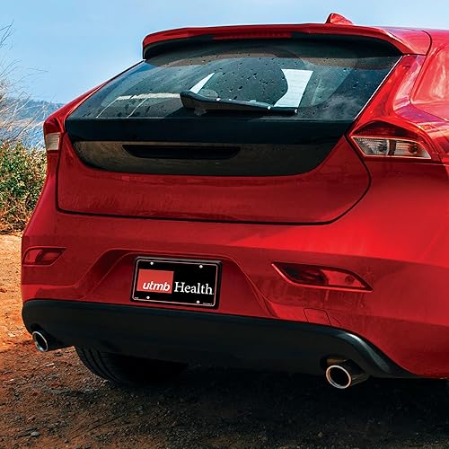 Miniatura 118 de NCAA etiqueta de metal para auto, negro