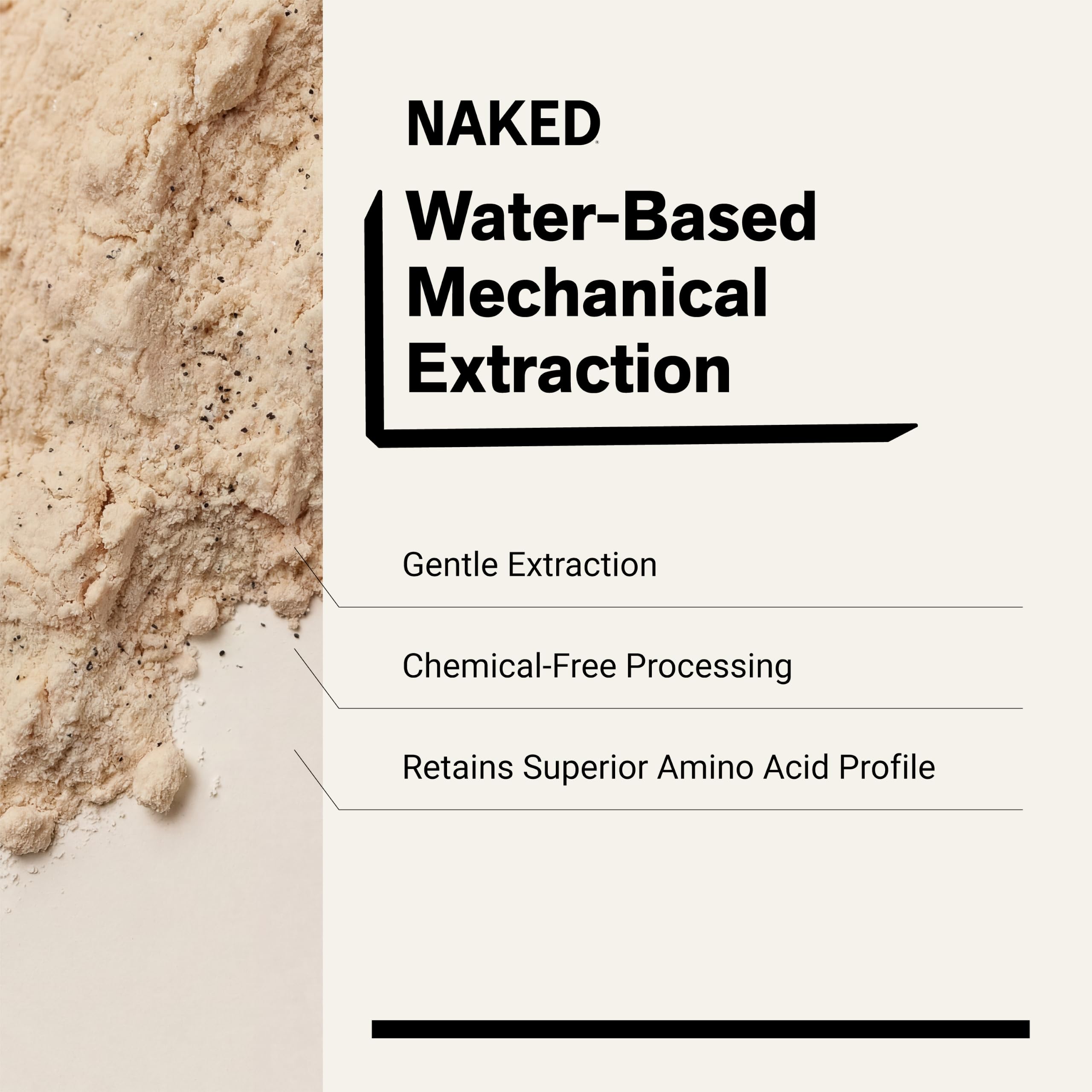 Naked Pea - Vanilla Pea Protein Isolate from North American Farms - 5lb Bulk, NSF Certified, Plant Based, Vegetarian & Vegan Protein Power, Easy to Digest, Non-GMO, Gluten Free, Lactose Free, Soy Free — Amazon image 4