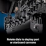 LEGO Icons Ensemble de Construction du Navire Pirate du Capitaine Jack Sparrow pour Adultes, Âges 18+ - Décoration de Chambre pour Bureau, Chambre ou Étagère - Navire Collectible Black Pearl pour Fans de Pirates des Caraïbes - 10365
