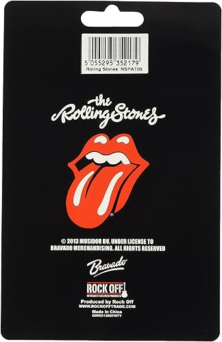 Miniatura 2 de Rolling Stones Parche de tela con forma de estrellas y rayas (ro)