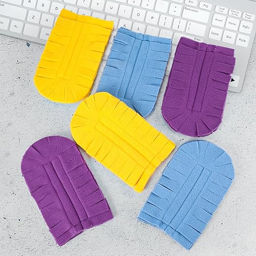 Miniatura 7 de WILERDA Recambios de plumero de forro polar de 360 para el plumero de mano Swiffer, repuestos de plumero reutilizables resistentes, plumero seco