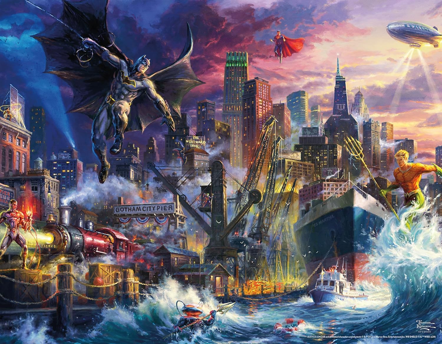 Amazon | Ceaco - 4イン1マルチパック - トーマス・キンケード - DC