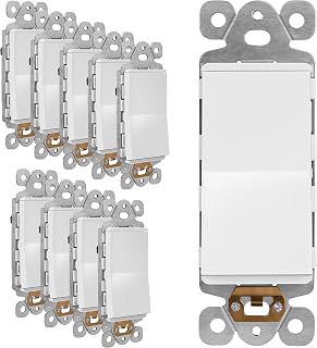 LIDER Matte White Minimalist Decorator Switch image