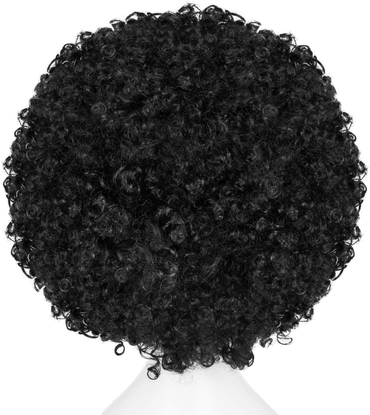 Joy Join Unisex Short Fluffy Afro Funny Wigs for Halloween,Holiday Party Clown Costume