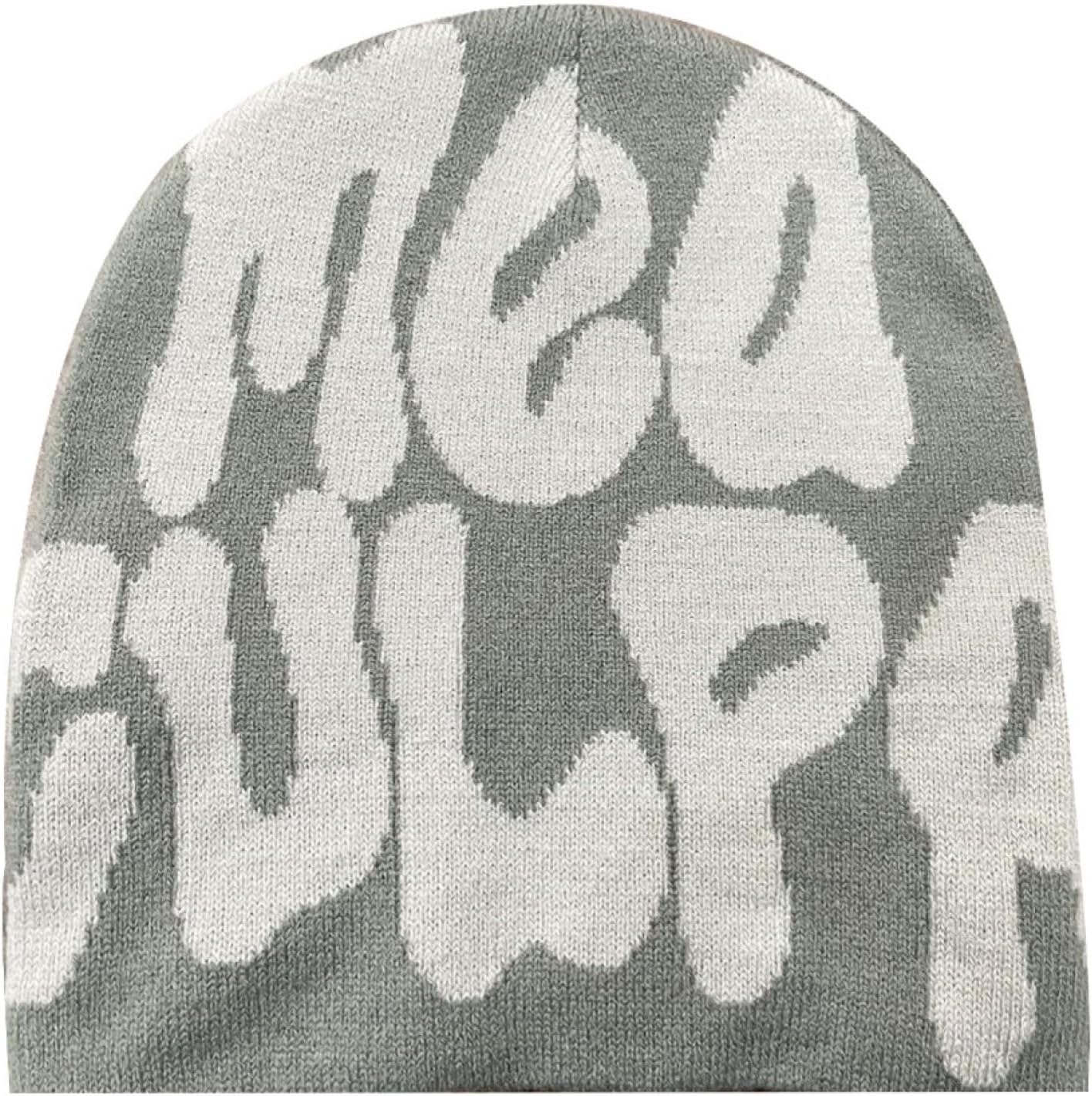 Beanie Y2k Hat Acrylic Knit Skull Cap MEA Culpa Graphic Beanies Design Winter Warm Hats for Women Men