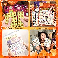 Vista 3 de Juego de bingo de Halloween para 24 jugadores, tarjetas de bingo de Halloween, juegos de fiesta de Halloween para niños y adultos, actividad