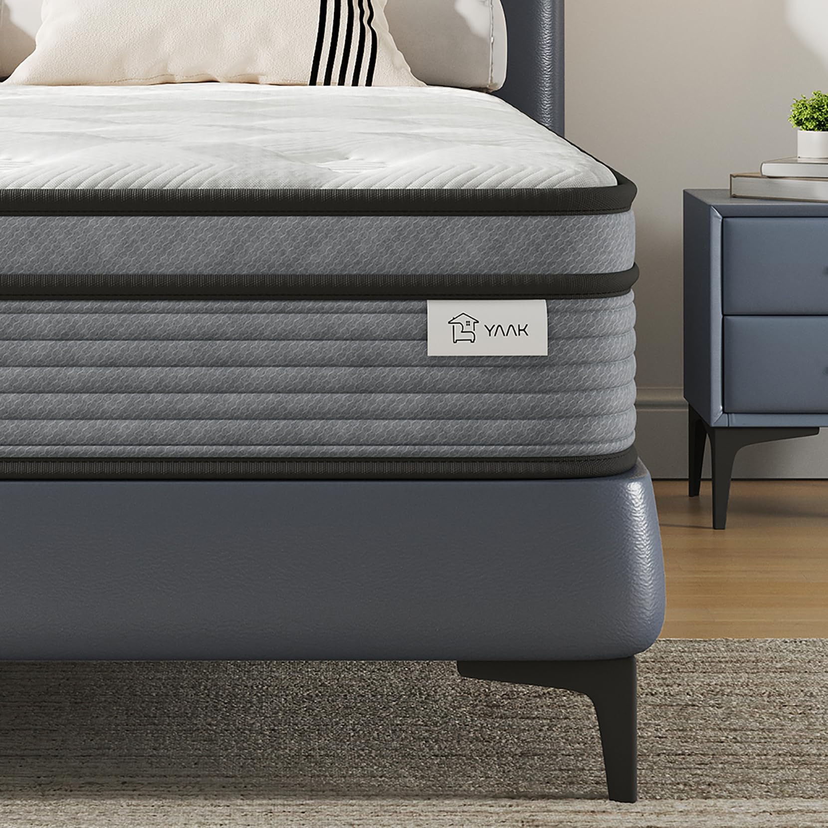 Amazon.com: Yaak Full Size Mattress 12 Inch, Hybrid Full