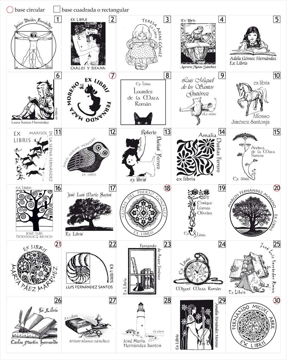 SELLO EX LIBRIS PERSONALIZADO, MADERA DE HAYA Y BOLSA LIMOSNERA