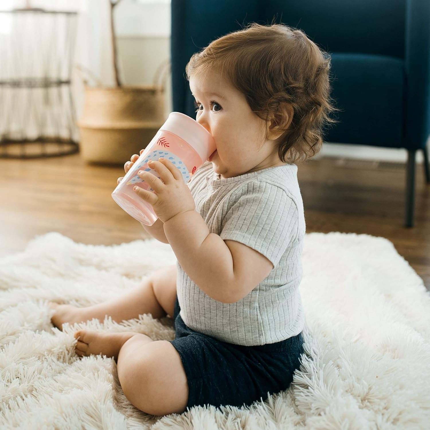 Dr. Brown’s Milestones™ Cheers360™ Training Sippy Cups for Babies & Toddlers - Red/Pink Animals - 10oz - 2-Pack - 9m+ : Everything Else