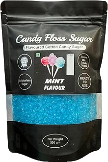 Candy Floss Sugar/Flavoured Cotton Candy Sugar (Mint)