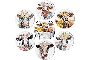 Cow Coasters: A Whimsical Touch for Bovine Decor