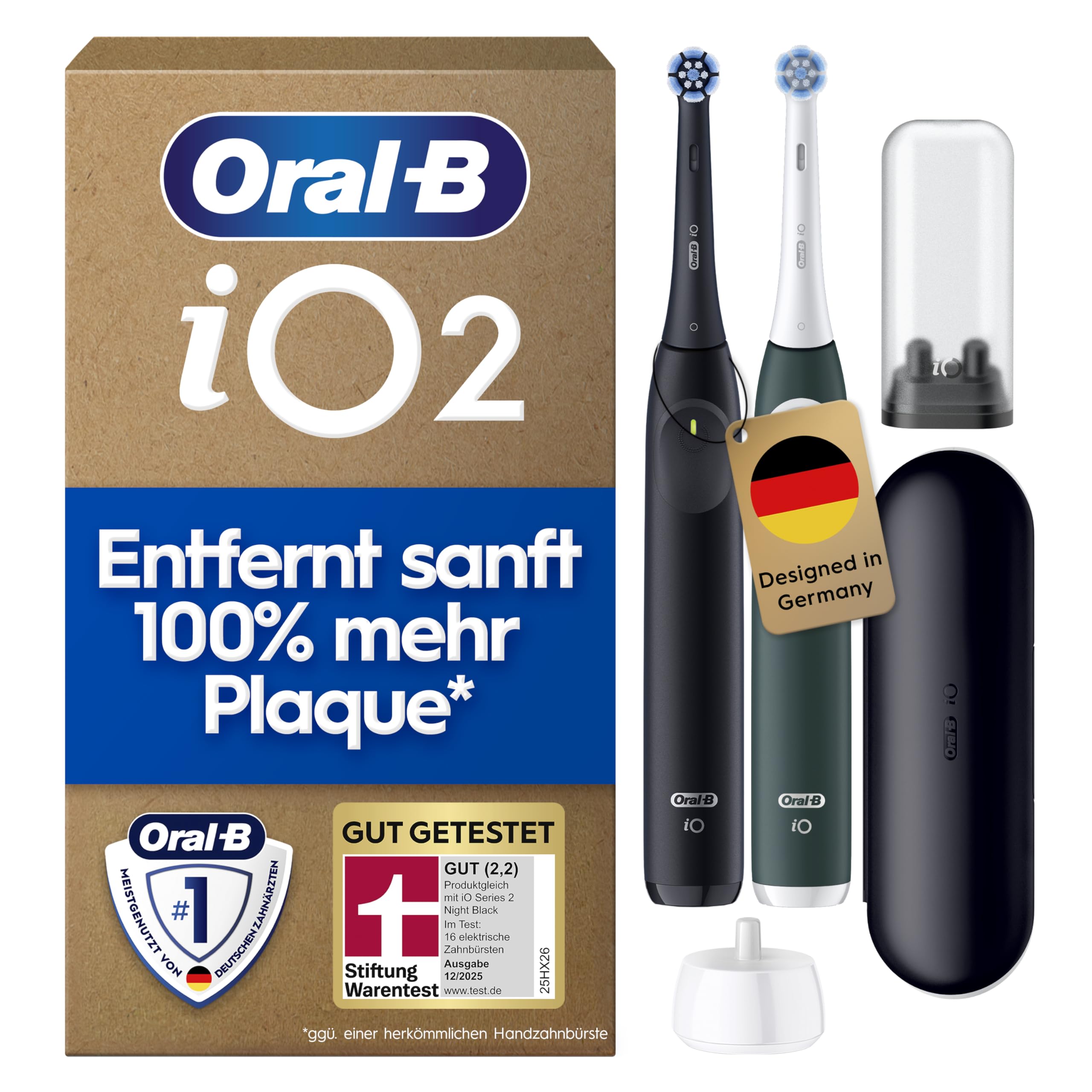 Oral-B iO Series 2 Elektrische Zahnbürste Duo Pack Produktbeschreibung