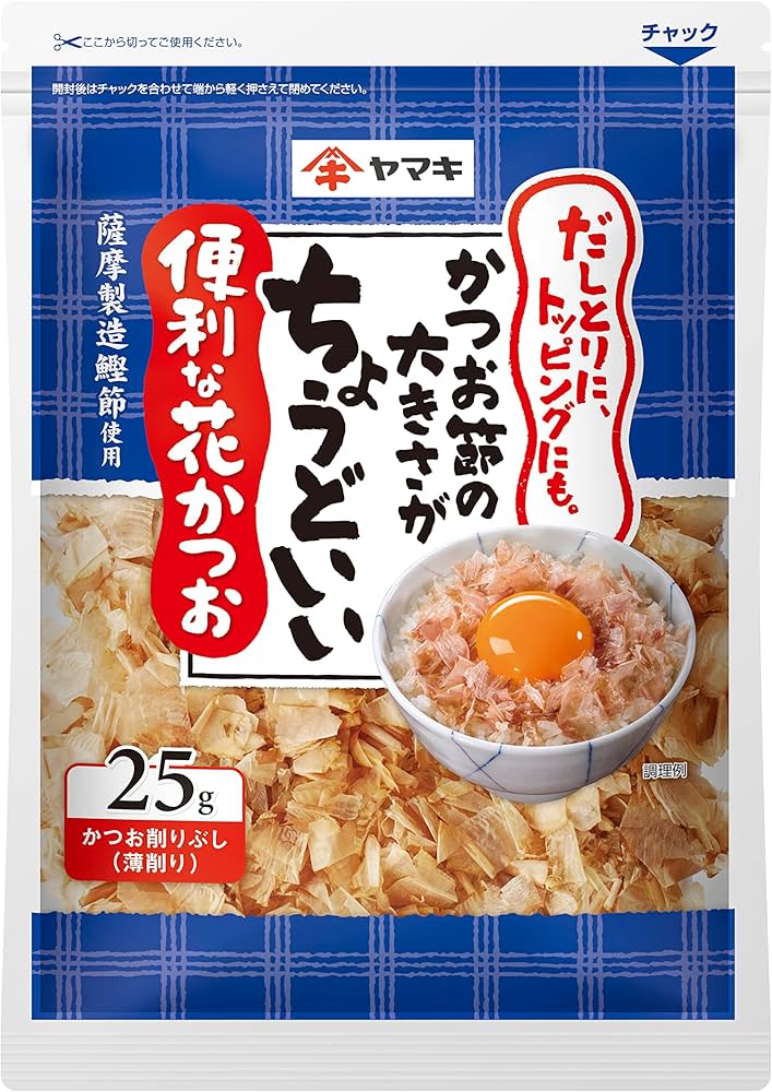 Amazon.co.jp: ヤマキ 便利な花かつお 薩摩 25g ×10個 : 食品・飲料・お酒