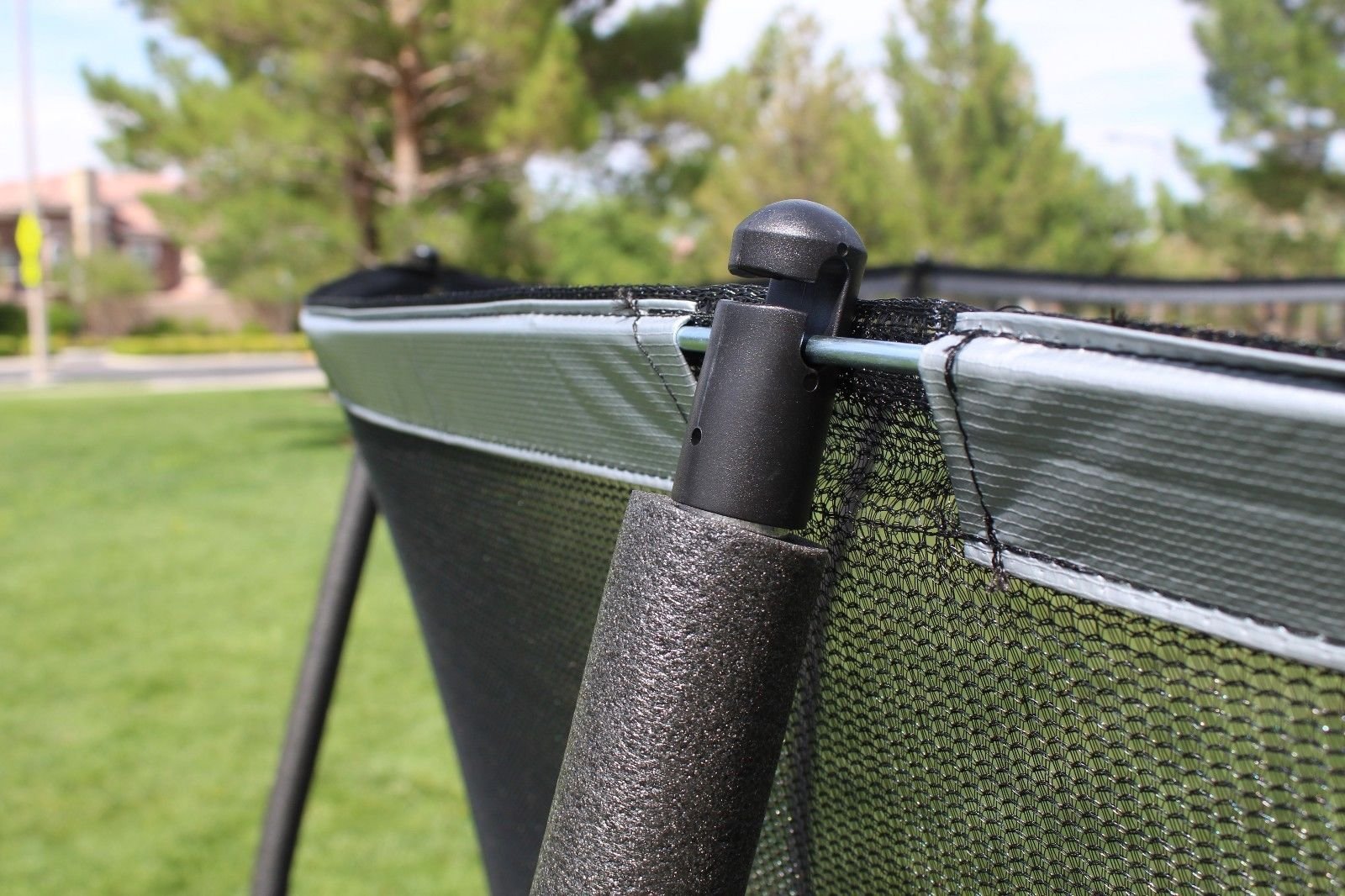 JumpPower 10ft. x 7.5ft. Inground Rectangular Trampoline with Patented