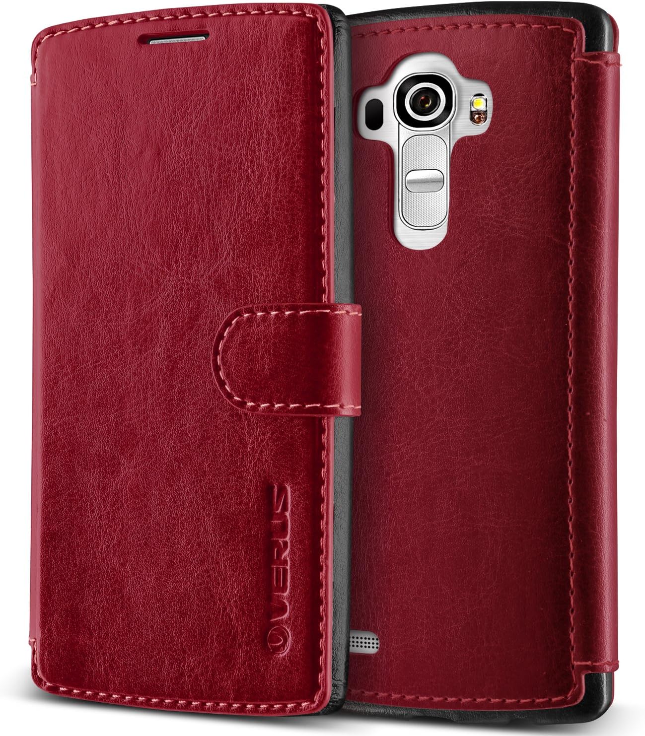 Verus Cell Phone Case for LG G4 2015 - Retail Packaging - Wine Red