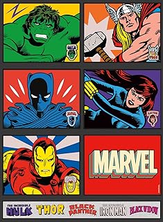 Buffalo Games - Marvel - Avengers - 100 Piece Jigsaw Puzzle for Families Challenging Puzzle Perfect for Family Time - 100 Piece Finished Size is 15.00 x 11.00