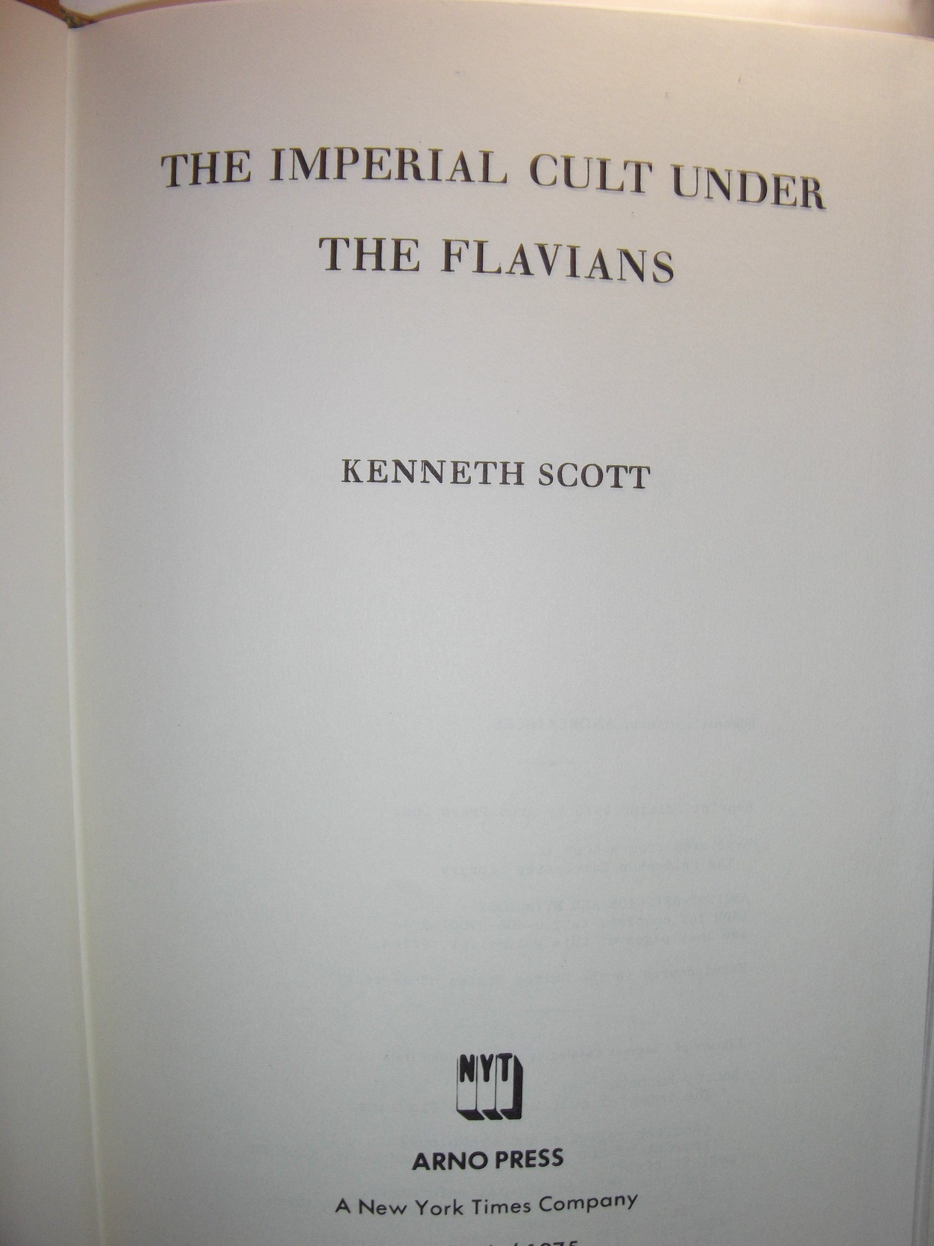Buy The Imperial Cult Under the Flavians (Ancient Religion and Mythology) — BookShops.in