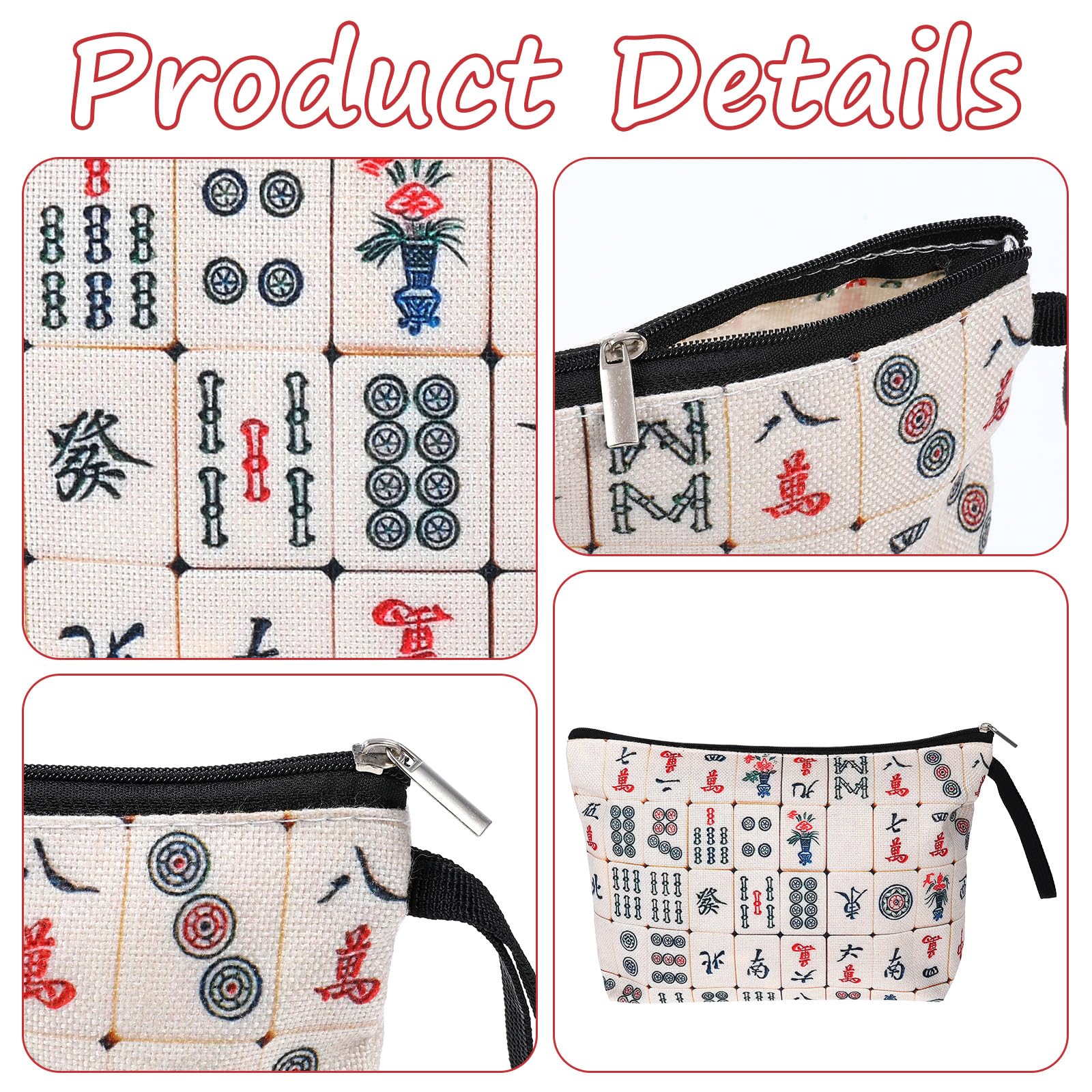 Mahjong Bag, Mahjong Gifts for Women Gifts for Mahjong Players Mahjong Accessories Mahjong Gifts for Mahjong Lover Women Mom Grandma Birthday Travel