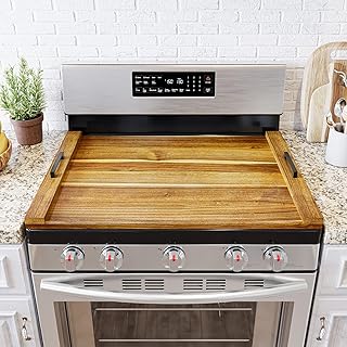 SpaceAid Noodle Board Stove Kitchen Cover with Handles, Top Covers for Gas Burners and